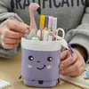 Lärande leksaker blyertsfodral för kontorsmästar escolares kawaii brevpapper arrangörsskolan leveranser penna låda trasa blyerts söt fodral