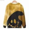 Men's Hoodies Sweatshirts 2023 Halloween Men's Anime Hoodie Autumn Winter Men's Vintage Long Sleeve Printed Hoodie Sweatshirt Q230822