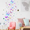 Wall Stickers Colorful Butterfly Living Room Bedroom For Children Kids Background Home Decoration Wallpaper Nursery Sticker 230822