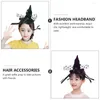 Bandanas Halloween bruja puntiaguda sombrero diadema lazos para el cabello para niños accesorios tocado diadema