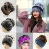 BeanieSkull Caps Chapeaux De Fourrure Pour Femmes Hiver Réel Rex Lapin Chapeau Tricot Femelle Chaud Neige Dames Bonnets De Luxe Bomber 230821