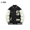 Jaquetas masculinos jaqueta de beisebol masculino plus size 9xl 8xl 6xl roupas masculinas machos de primavera de primavera de outono estudantes de vento coreano Coats frios 230821