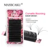 False Eyelashes MASSCAKU Camellia Auto Fans Bloom Magnetic Easy Fanning Individual Beauty Lashes 230821