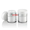50G Kosmetikglas, leere Acrylcreme -Dosen, Vakuumflasche, Press -Stil -Glas, Probenfläschchen, luftless Container F050706 PWQFA