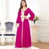 Vêtements ethniques 2023 Arrivée Dubaï Kaftan Robes Pour Femmes Dans Le Monde Robe Abaya Imprimé Femmes Musulmanes Moyen-Orient Robe En Gros