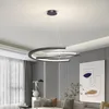 Lampadiers Lampant Lamp Lamp Lamp Art Modern Nordic Creative Creative Simple Ring Accame Fishtures Hanging Fishtures per la casa da pranzo Casa da letto DECO