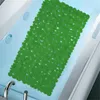 Tapis de bain PVC tapis antidérapant 70x36cm salle de bain douche bain baignoire tapis de sol anti-dérapant avec ventouses fournitures ménagères