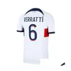 Joga strój Maillot de Foot Soccer koszulki 18 19 20 21 22 23 24 2023 2024 MBAPPE Hakimi koszulki Mężczyzn Kids Hommes Enfants Verratti Marqu Dh2ow