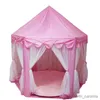 Tentes jouets Enfants jouer maison jeu tente jouets océan balle Portable pliable château tente pliante enfants anniversaire cadeaux de noël R230830