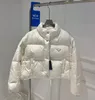 트렌치 코트 여성 여성 디자이너 의류 겨울 디자이너 여성 재킷 모노그램 짧은 재킷 고품질 재킷 분리 가능한 소매 따뜻한 파카 코트