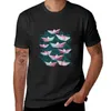 Men's Polos Japanese Waves And Paper Boats T-Shirt Oversized Anime T Shirt Men