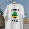 Camisetas masculinas de boa qualidade humana feita de desenho animado camisetas de moda