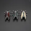 Charms Natural Shell Cicada broche hanger Dual-use sieraden maken DIY Accessories Gift Party 40 28mm