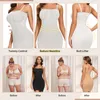 Midja mage shaper kvinnor formade stropplösa rör glidklänning mini bodycon klänningar för sömlösa tankar topp bantning underkläder korsetter 230821