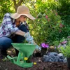 Otras herramientas de jardín Sembradora de manivela 5 engranajes Esparcidor de potencia ajustable Aplicador de fertilizante de césped operado manualmente para céspedes Suministros de jardines 230821