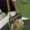 Fashion designer shoulder bags luxury womens handbags letter leather chains crossbody clutches ladies vintage