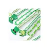 Altre forniture per feste di eventi SHEMROCK Bracciale per perline Collace Bracciale - St. Patricks Day Favor Delive Delivery Delivery Delivery Delivery Dhl4w