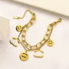 Bracelets de chaîne Designer Gold plaqué de luxe marque de mode Fashion Fashion Women Love Copper Bracelets Wedding Party Bijoux Cadeau