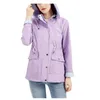 Veste imperméable pour femme, Trench-Coat à capuche amovible, manteau ample et fin, mode printemps-automne, coupe-vent, vêtements d'extérieur 230821