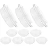 Schalen 10 PCs Schokoladen -Aufbewahrungskoffer Container basteln transparente Süßigkeiten Geschenkorganisator PS Plastik Rindfleisch Würfel Klar Halter