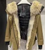 KAŻDY KURPYTY PARKAS Zima puffer kurtka Men Style Projektanci Kurtka Wolf Hair Tatcoat zagęszczony termicznie Grube ubranie wiatrówki