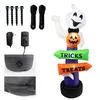 Altre forniture per feste di eventi 2,4 m Big Halloween Ghost gonfiabile con segni di strada della zucca trucchi di decorazioni o prese per feste di Halloween Festi