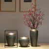 Jingdezhen kinesisk keramisk heminredning Vase vardagsrum dekoration blomma arrangemang matbord torkad blomma vas dekoration hkd230823