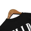 Maglietta designer designer marca maglietta da uomo per abbigliamento da uomo con inchiostro splash graffiti stampare hip hop hip hop t-shirt da uomo a maniche corte casual da uomo