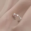 Pierścienie klastrowe Ventfille 925 Srebrny opal pierścień żeński palc instrukta
