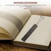 The Wooden Bookmark With Oceans And Mountains Pattern Is A Unique Gift For Teachers Students Men Women