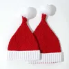 Julfest hatt fancy klänning julhatt röd christma cap barn föräldrar hatt lätt för kontorsfest Santa Hat HKD230823