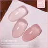 Nagellack 24Colors Jelly Gel semi-transparent naken färg nagelgel polska klart rosa fransk gellack blöt av uv ledgel för nagel 230822