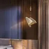 Hanglampen Moderne vlinder LED -lichten Aluminium Acryl Acryl Creatieve hangende lamp Eetkamer Slaapkamer Slaapkamer Stap Indoor Verlichting