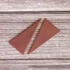 Backformen Dreieck Form Schokoladenscheibe Scharfe Endstreifen -Transferblech Kuchenkante Dekoration Silikon Chablon