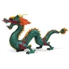 Dekorativa objekt Figurer Simulering Kinesisk mytologisk drake djur modellerar prydnad trendig feng shui staty för heminredning barn gåvor 230823