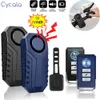 Cuernos de bicicleta Cycala Alarma de bocina de bicicleta inalámbrica con control remoto IP55 Impermeable Antirrobo Motocicleta Scooter Vibración 230823