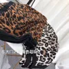 Korea East Gate Black Border Scarf Ms Cotton and Linen Leopard Scarf Long Section Thicken Warm Big Shawl Factory Whole2905
