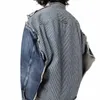 Herrenjacken 2023 Frühlings- und Herbst -Mihara -Denim -Mantel -Manteldesign Spleiß Casual Jacke Hochqualität