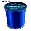 Ligne de tresse 500m pêche en Nylon Super résistant 5 30LB monofilament Durable pour la carpe de mer de roche 230822