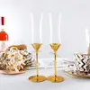 Şarap bardak Avrupa Şampanya Kupası Kristal Cam Bardak Hediye Mutfak Bar Aksesuarları Set