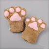 Mitaines pour enfants japonais mignon en peluche pieds de chat Cosplay fête réunion annuelle accessoires de performance Anime pattes Kawaii peluche gants 230823