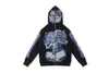 Heren Hoodies Sweatshirts Cactus Ja Graffiti Volledig Zip Skeleton Hoogwaardige Cactus Ja Hoodies Men Men Dames Herfst Winter Haikyuu Lil Peep L0823