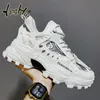 Height Increasing Shoes Men's Shoes Harajuku Style Mesh Breathable Casual Sneakers Fashion Khaki Increase Platform Waterproof Shoes Spring Autumn 230822