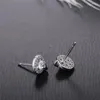 Stud Earrings Creative Meteor Student Trend Personality Charm Women Birthday Present Simplicity All-Match Inlaid Zircon Jewelry