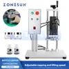 Zonesun Zonesun Tampa de parafuso elétrica de mesa de mesa Tampa de encerramento da máquina de parafuso superior de parafuso cosméticos suco de mel cappper zs-xg450