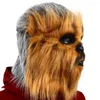 Вечеринка поставки Chewbacca Cosplay Clothing Cover Cover Chewie плюш