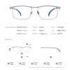 Gli occhiali da sole di moda cornici fonex telaio da uomo clip magneti quadrati clip ottica di occhiali da prescrizione con lenti della visione notturna polarizzata F85759 230822