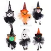 Altre forniture festive per feste decorazioni Halloween Bar bar impiccato Oramenti Pumpkin Ghost Witch Black Cat Charm Black Cancy Witch Ciondolo Happy Halloween Day Gifts L0823