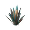 Gartendekorationen Simulation Art Agave Pflanzenschmuck DIY Rustikale Metallskulptur für Outdoor P31E