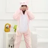 Vêtements de nuit pour femmes Hiver Flanelle Panda Tigre Zèbre Femmes Onesies À Capuche Dessin Animé Animal Pyjamas Ensemble Unisexe Pyjama Pijama